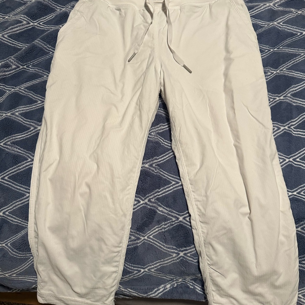 Lululemon Athletica White Capris